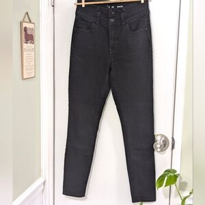 High Waisted Black Jeans